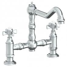 Watermark 206-7.5-S1-PC - Deck Mounted Bridge Kitchen Faucet