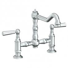 Watermark 206-7.5-S1A-PC - Deck Mounted Bridge Kitchen Faucet
