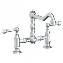 Watermark 206-7.5-S2-PC - Deck Mounted Bridge Kitchen Faucet
