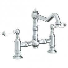 Watermark 206-7.5-SWA-PC - Deck Mounted Bridge Kitchen Faucet
