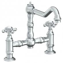 Watermark 206-7.5-V-PC - Deck Mounted Bridge Kitchen Faucet