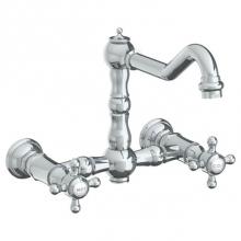 Watermark 206-7.7-V-PC - Wall Mounted Bridge Kitchen Faucet