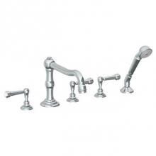 Watermark 206-8.1-S2-PC - Deck Mounted 5 Hole Bath Set