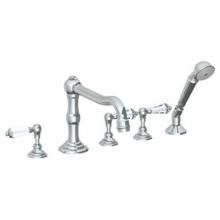 Watermark 206-8.1-SWA-PC - Deck Mounted 5 Hole Bath Set
