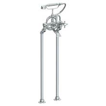 Watermark 206-8.3-V-WH - Floor Standing Bath Set with Hand Shower