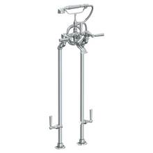 Watermark 206-8.3STP-S1A-GP - Floor Standing Bath Set with Hand Shower and Shut-Off Valves