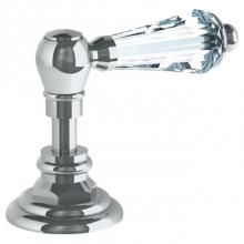 Watermark 206-DTC-SWA-PC - Trim For Deck Mounted Valve.  Porcelain cross and lever buttons engraved ''COLD'&ap