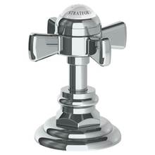 Watermark 206-DTH-S1-WH - Trim For Deck Mounted Valve.  Porcelain cross and lever buttons engraved ''HOT