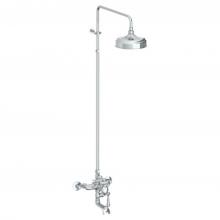 Watermark 206-EX7500-S2-PC - Wall Mounted Exposed Thermostatic Tub/ Shower Set