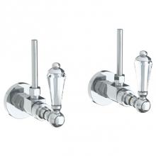 Watermark 206-MAS1-SWA-PC - Lavatory Angle Stop Kit -1/2'' Compression x 3/8'' OD Compression