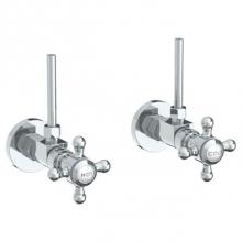 Watermark 206-MAS1-V-PC - Lavatory Angle Stop Kit -1/2'' Compression x 3/8'' OD Compression
