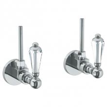 Watermark 206-MAS2-SWA-PC - Lavatory Angle Stop Kit -1/2'' IPS x 3/8'' OD Compression