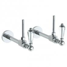 Watermark 206-MAS3-SWA-PC - Lavatory Angle Stop Kit -1/2'' Sweat x 3/8'' OD Compression