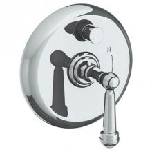 Watermark 206-P90-S2-PC - Wall Mounted Pressure Balance Shower Trim with Diverter, 7'' dia.