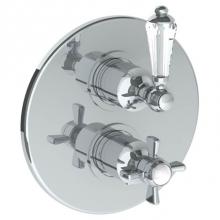 Watermark 206-T20-SWA-PC - Wall Mounted Thermostatic Shower Trim with built-in control, 7 1/2''
