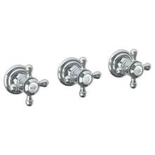 Watermark 206-WTR3-V-GP - Wall Mounted 3-Valve Shower Trim