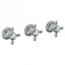 Watermark 206-WTR3-V-PC - Wall Mounted 3-Valve Shower Trim