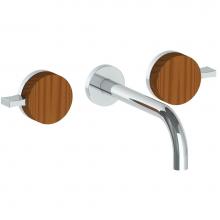 Watermark 21-2.2M-E3-PC - Wall Mounted 3 Hole Lavatory Set with 8 3/4'' spout