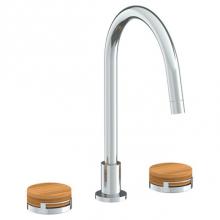 Watermark 21-7-E1-PC - Deck Mounted 3 Hole Square Top Kitchen Set