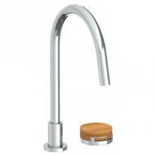 Watermark 21-7.1.3-E1-PC - Deck Mounted 2 Hole Square Top Kitchen Set
