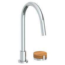 Watermark 21-7.1.3-E2-PC - Deck Mounted 2 Hole Square Top Kitchen Set