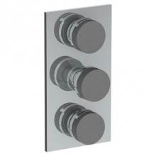 Watermark 21-T30-E1-UPB - Wall Mounted Thermostatic Shower Trim with 2 built-in controls, 6 1/4'' x 12''