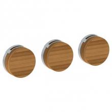 Watermark 21-WTR3-E1-PC - Wall Mounted 3-Valve Shower Trim