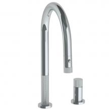 Watermark 22-7.1.3PG2-TIAV-PC - Deck Mounted 2 Hole Gooseneck Kitchen Faucet with Pull Down Spray