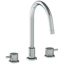 Watermark 22-7G-TIC-GP - Deck Mounted 3 Hole Gooseneck Kitchen Faucet