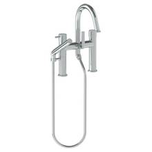 Watermark 22-8.2-TIB-GP - Deck Mounted Exposed Gooseneck Bath Set with Hand Shower