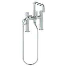 Watermark 22-8.26.2-TIA-PC - Deck Mounted Exposed Square  Bath Set with Hand Shower