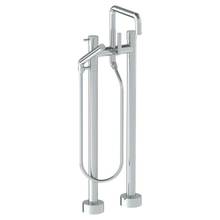 Watermark 22-8.26.3-TIB-GP - Floor Standing Bath set with Square Spout and Slim Hand Shower