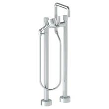 Watermark 22-8.26.3V-TIA-GP - Floor Standing Bath set with Square Spout and Volume Hand Shower