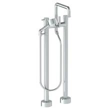 Watermark 22-8.26.3V-TIB-GP - Floor Standing Bath set with Square Spout and Volume Hand Shower