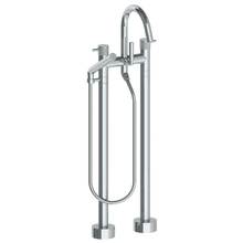 Watermark 22-8.3-TIC-GP - Floor Standing Bath set with Gooseneck Spout and Slim Hand Shower