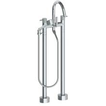 Watermark 22-8.3V-TIC-GP - Floor Standing Bath set with Gooseneck Spout and Volume Hand Shower