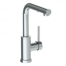 Watermark 22-9.3P1-TIB-PC - Deck Mounted 1 Hole Square Top Prep Faucet with Pull Out Spray
