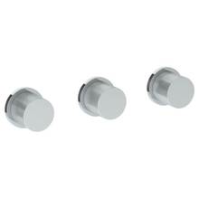 Watermark 22-WTR3-TIA-GP - Wall Mounted 3-Valve Shower Trim