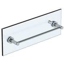 Watermark 23-0.1-12SDP-L9-PC - Loft 2.0 12'' shower door pull with knob/ glass mount towel bar with hook