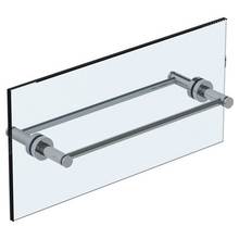 Watermark 23-0.1-18DDP-L9-PC - Loft 2.0 18'' double shower door pull/ glass mount towel bar