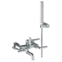 Watermark 23-5.2-L8-WH - Wall Mounted Exposed Bath Set with Hand Shower