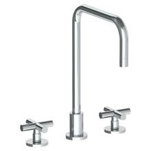 Watermark 23-7-L9-PC - Deck Mounted 3 Hole Square Top Kitchen Faucet