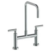 Watermark 23-7.5-L8-GP - Deck Mounted Bridge Square Top Kitchen Faucet