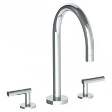 Watermark 23-8-L8-PC - Deck Mounted 3 Hole Gooseneck Bath set