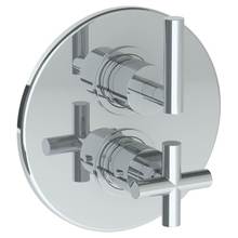 Watermark 23-T20-L8-GP - Wall Mounted Thermostatic Shower Trim with built-in control, 7 1/2'' dia.