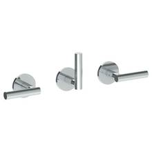 Watermark 23-WTR3-L8-GP - Wall Mounted 3-Valve Shower Trim