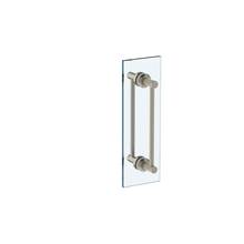 Watermark 25-0.1-12DDP-IN16-PC - Urbane 12'' double shower door pull/ glass mount towel bar