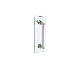 Watermark 25-0.1-12SDP-IN16-PC - Urbane 12'' shower door pull with knob/ glass mount towel bar with hook