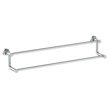 Watermark 25-0.2-WH - Wall Mounted Double Towel Bar, 18''