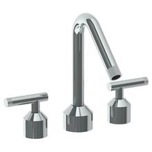 Watermark 25-8-IN14-GP - Deck Mounted 3 Hole Bath set with Angled Spout